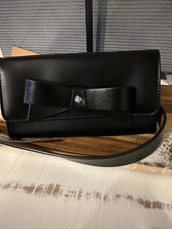 kate spade Handbags - kate spade Black Belt Bag Bow-Accent Crossbody Bag
